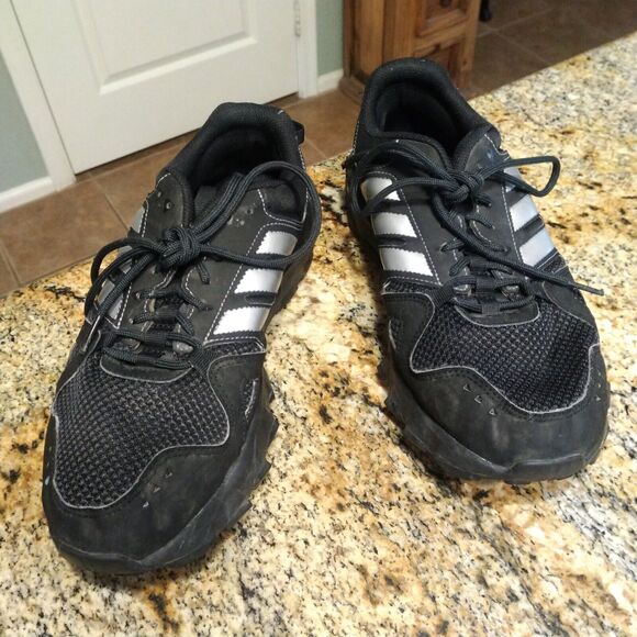 Adidas Men's Cloudfoam Black Trail Running Sneakers Shoes Size 8.5 HWA-1Y3001 - Picture 3 of 12